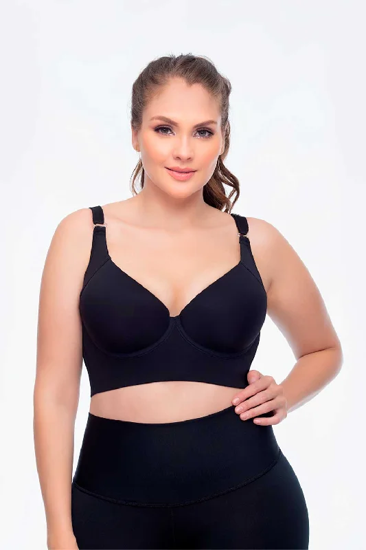 plus-size thigh slimmer with high compressionBRASIER CON ALTO CUBRIMIENTO EN ESPALDA REF: 8532