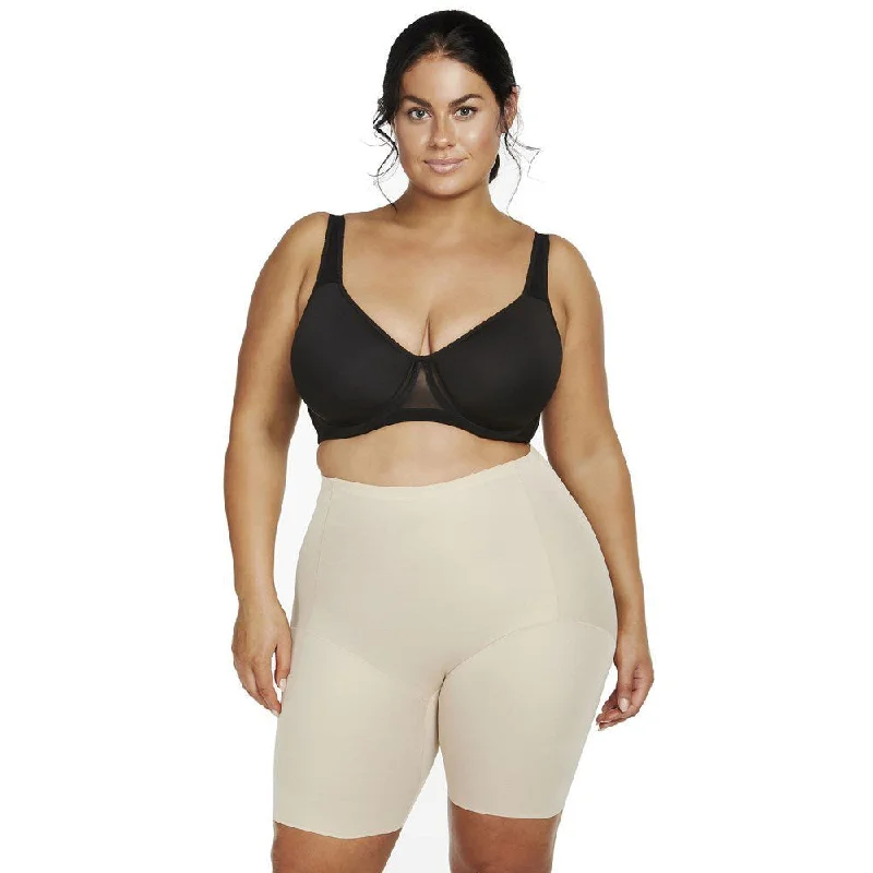 open-bust bodysuit for dressesUnbelievable Comfort® Plus Size High Waist Thigh Shaper