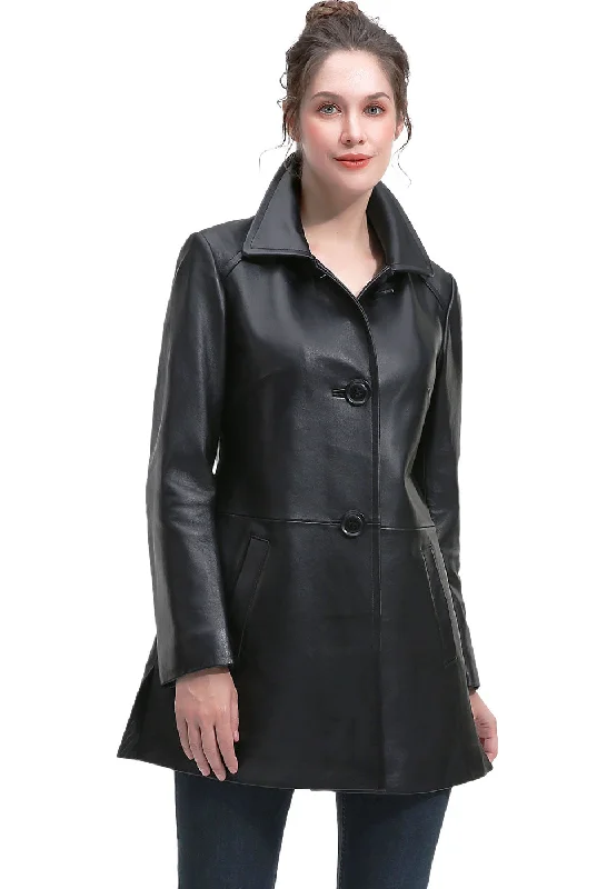 Women's Denim CoatsBGSD Women Yeira Lambskin Leather Coat