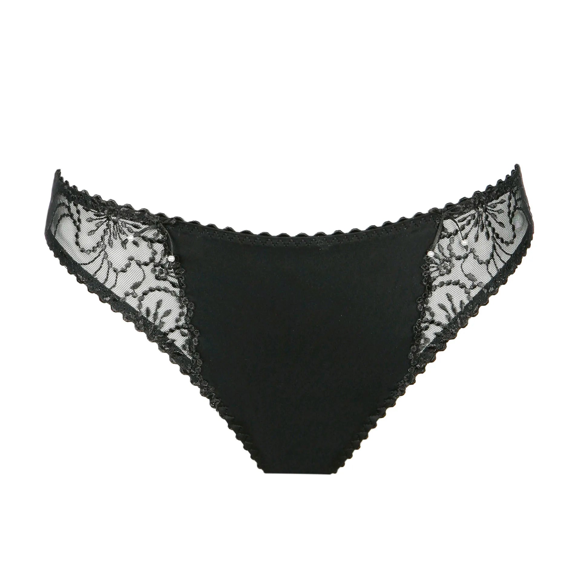 eco-friendly underwear made from organic cotton and bamboo fiber for sensitive skin and a sustainable choiceMarie Jo Jane Rio briefs Black