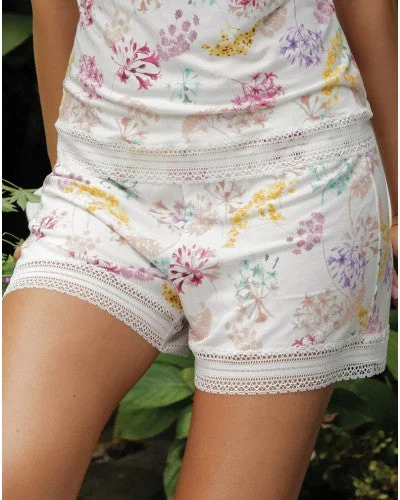 women's pajamas for those who love to dreamShort Souffle Fleuri