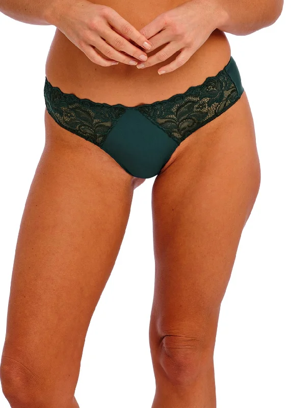 floral lace panties with a cheeky cutWacoal Eglantine Brief - Ponderosa Pine