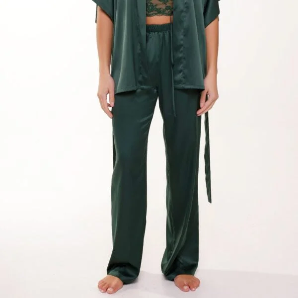 women's pajamas for a relaxing weekendPantalón largo caqui raso