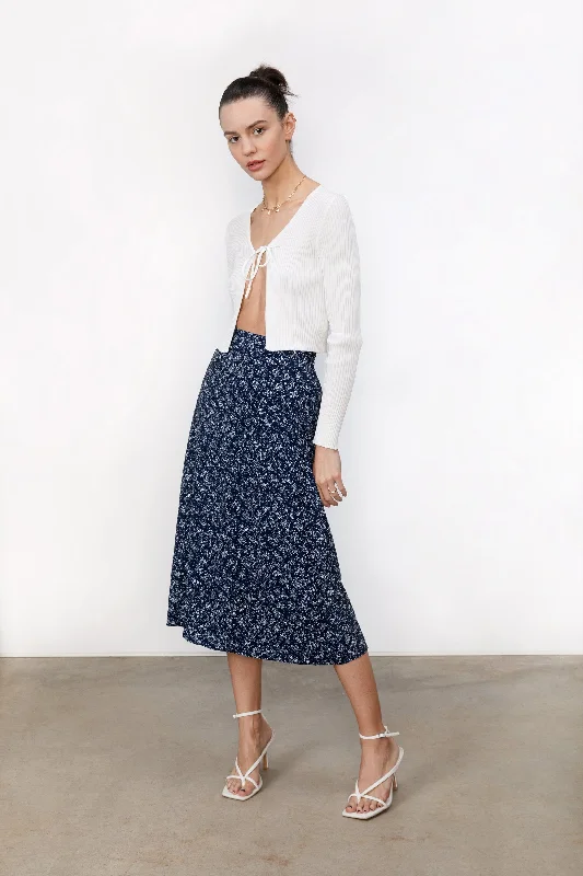 Women's Duffle CoatsFLORAL MIDI SKIRT