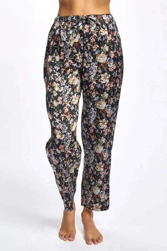 women's pajamas with a stylish cutLiberty Silk Sleep Pant- Montague Muse