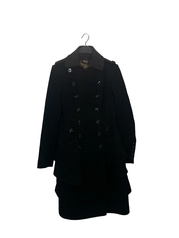 Women's Windbreaker CoatsBURBERRY LONDON/Jacket/40/Cotton/BLK/Double Trench Coat