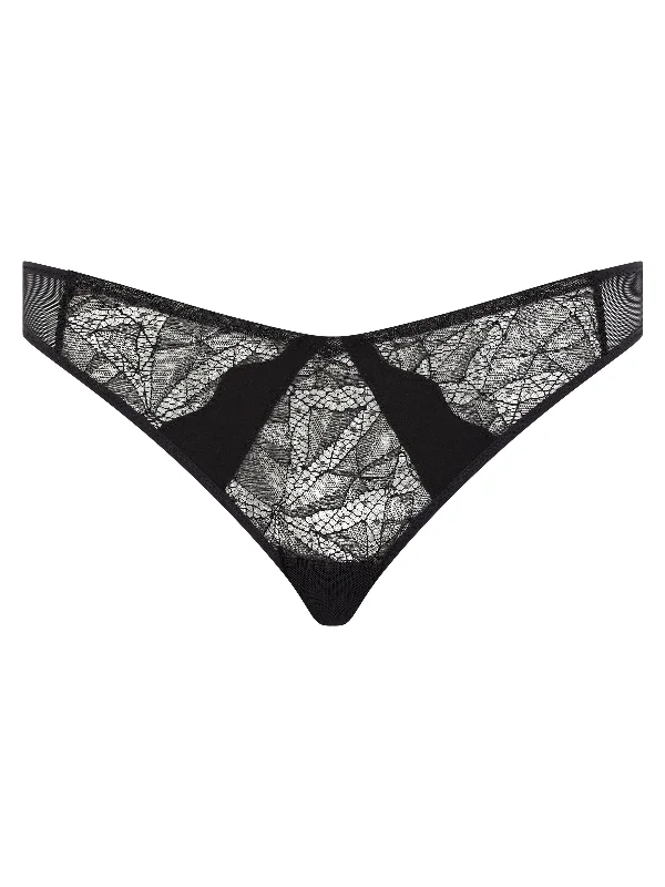 floral print hipster panties with a stretchable waistbandChantelle X Spark Briefs Black