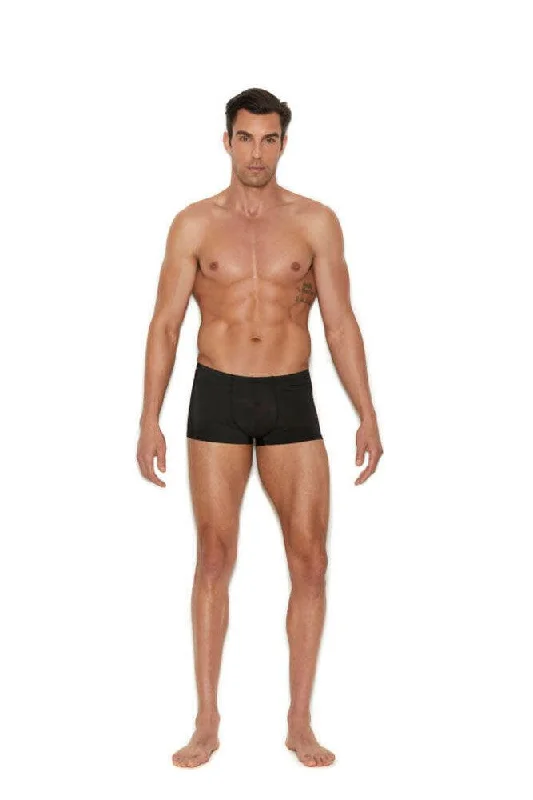 women's pajamas with a charming, vintage aestheticMen's Lycra Boxer Brief - Large/xlarge - Black