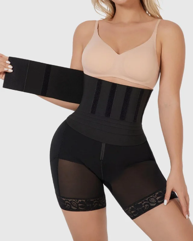 backless dress shaper with clear strapsLatex Band Shaper Shorts