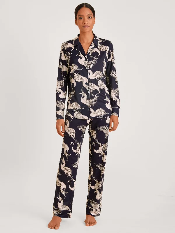 women's pajamas with a modern twistMoonlight Dreams Pysjamas Eclipse Blue