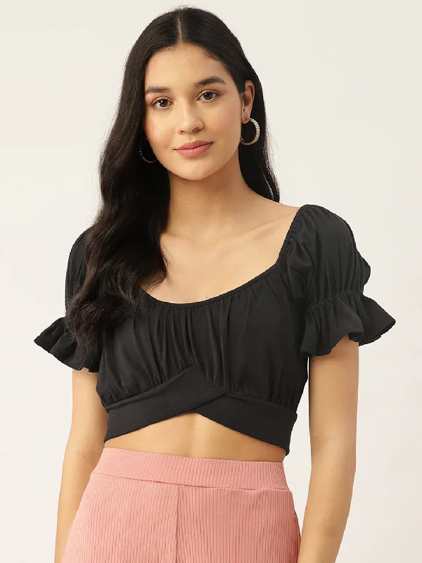 wireless maternity braFOR LOVE & RUFFLED TOP