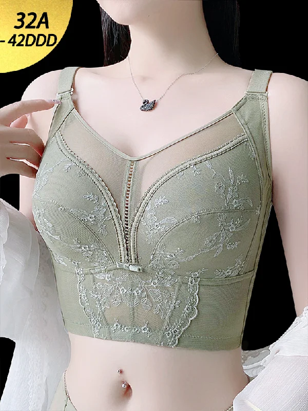 convertible halter bra with underwire supportAdjustable Side Bulge Control Longline Bra