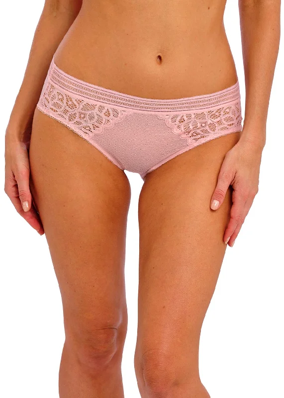 boyshort style underwear for womenWacoal Raffine Brief - Silver Pink