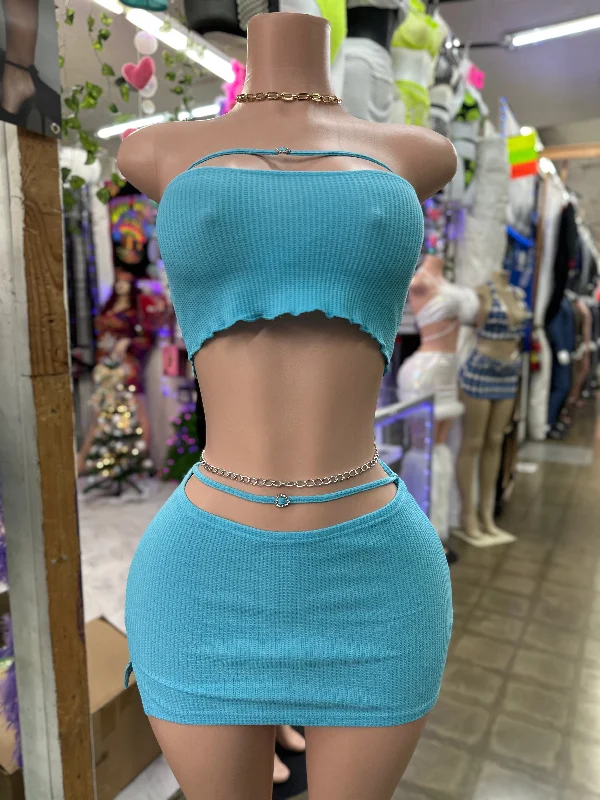 Aqua Blue 2 PC Set