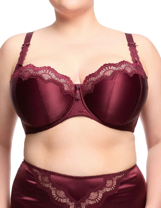 lace appliqué braStarlift Full Figure Bra - Decadent Plum