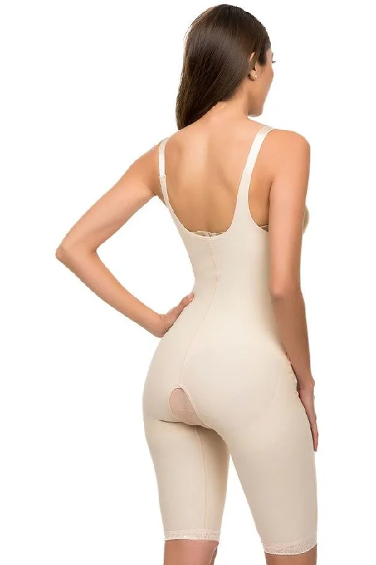 long-sleeve body suit for smoothing under sleevesFaja levanta cola con tirantes - pierna media (BE08)