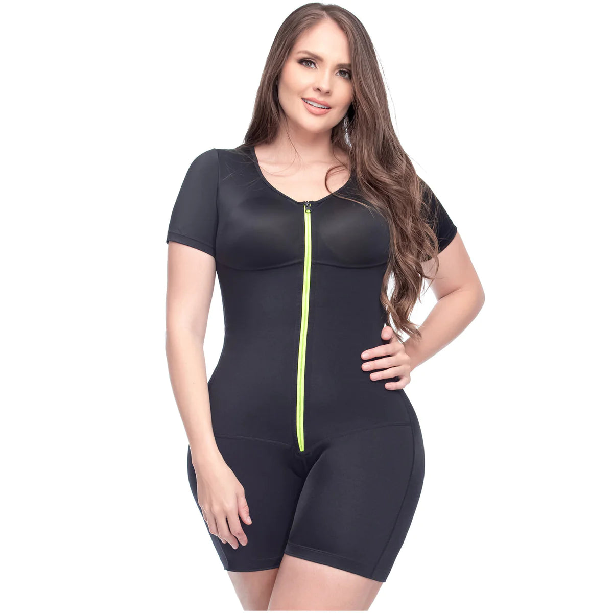 body shaper with silicone grip strips for no-slip wearENTERIZO DEPORTIVO REF: 6220