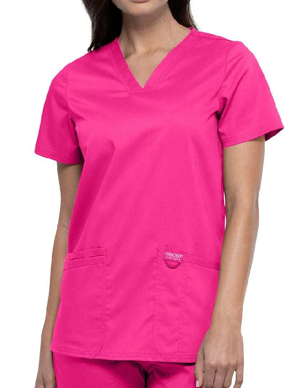 Women's Button-Up CoatsCherokee Workwear Revolution Women's Nursing V-Neck Top