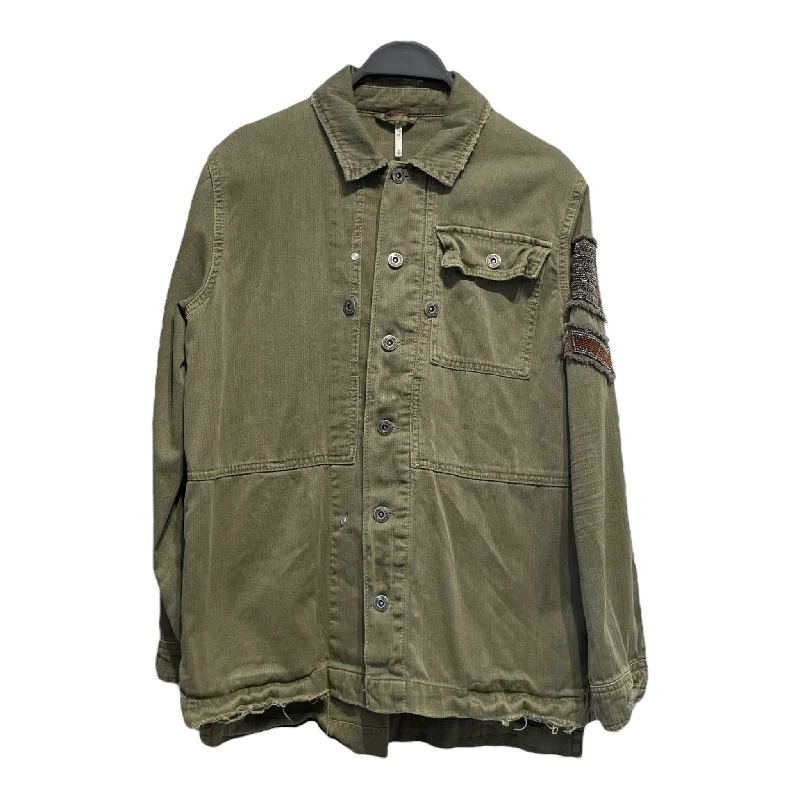 Women's Anorak CoatsFree People/Military Jkt/XS/Cotton/GRN/