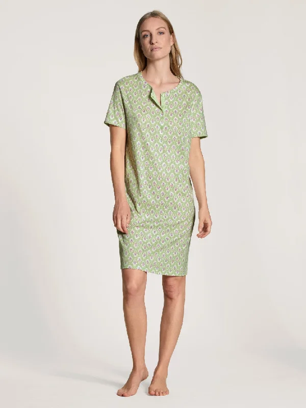 women's pajamas for the holidaysBlooming Nights Nattkjole Tender Green