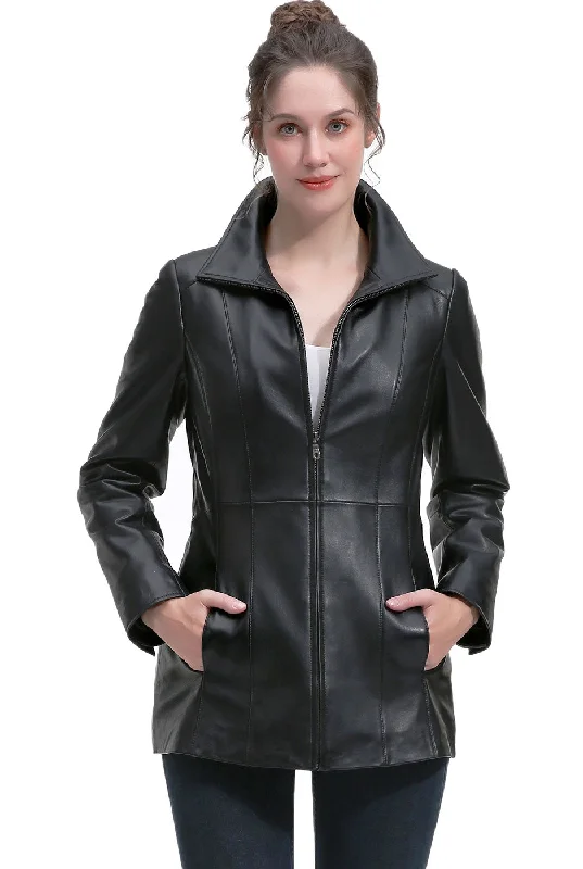 Women's PeacoatsBGSD Women Zofia Lambskin Leather Jacket