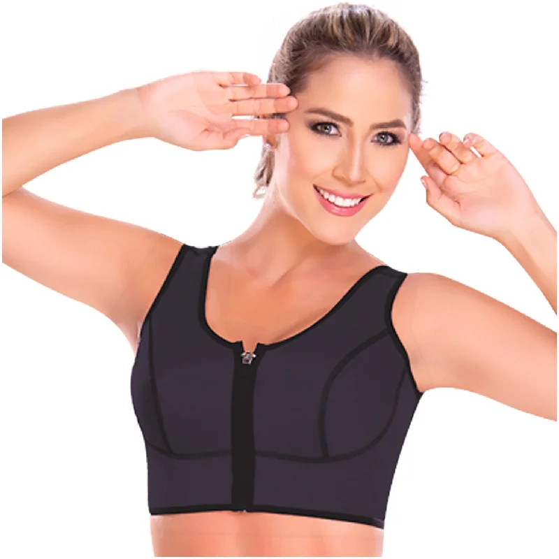 seamless body suit with long sleeves for full-body smoothingMYD 0521 Activewear Workout Bra