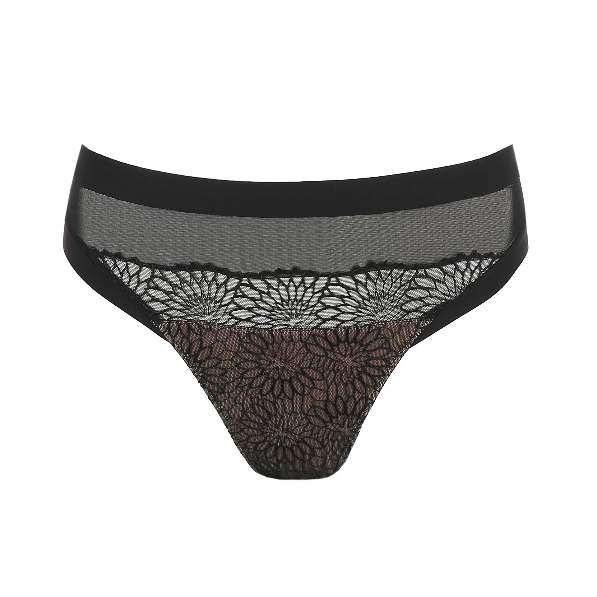 cotton-blend briefs with a built-in bra for added supportPrimaDonna Sophora Rio Briefs Black