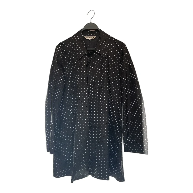 Women's Coats with Fur TrimCOMME des GARCONS/Jacket/L/Polka dot/Nylon/BLK/Single Breasted/