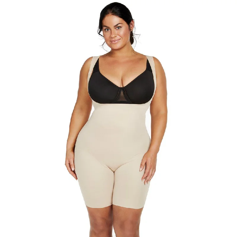 seamless waist trainer for all-day wearUnbelievable Comfort® Plus Size Torsette Full Body Shaper