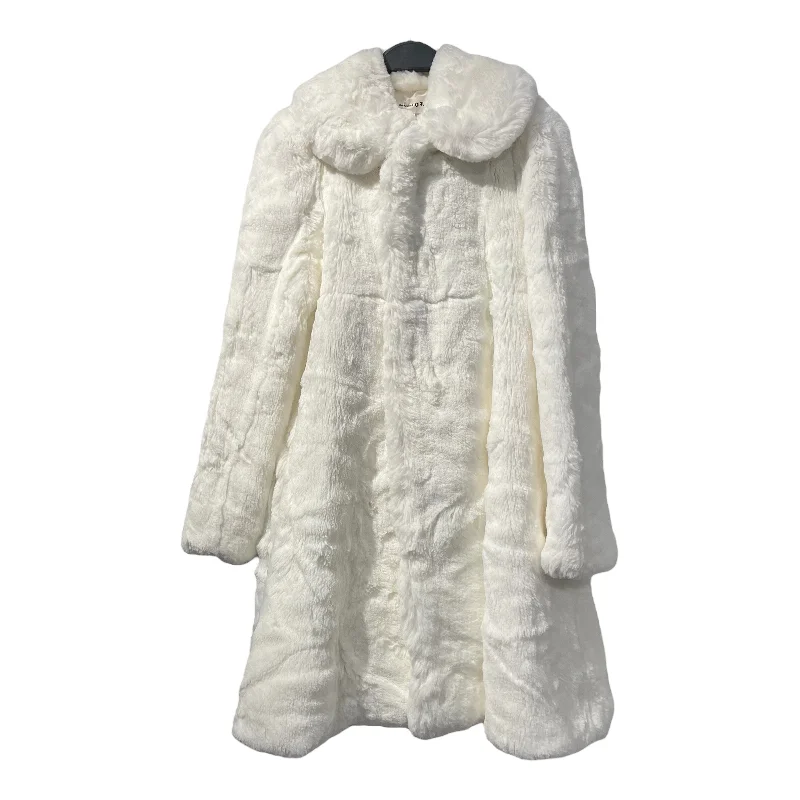 Women's Coats with Fur Trimmed HoodCOMME des GARCONS GIRL/Coat/S/White/Acrylic/