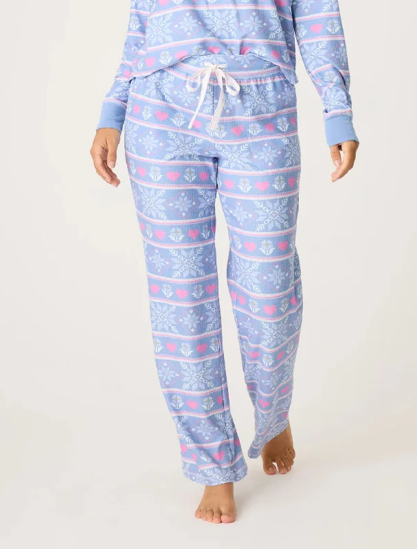 women's pajamas with moisture-wicking fabricMountain Bound Thermal Velour Pants