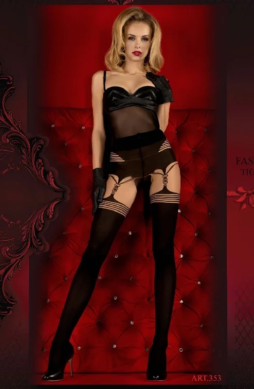 Ballerina 353 Tights Skin / Nero (Black)