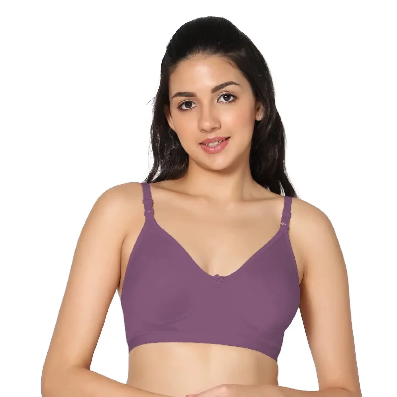 wireless bra with molded cupsFull Coverage Non-Padded Bra (Pack of 1)