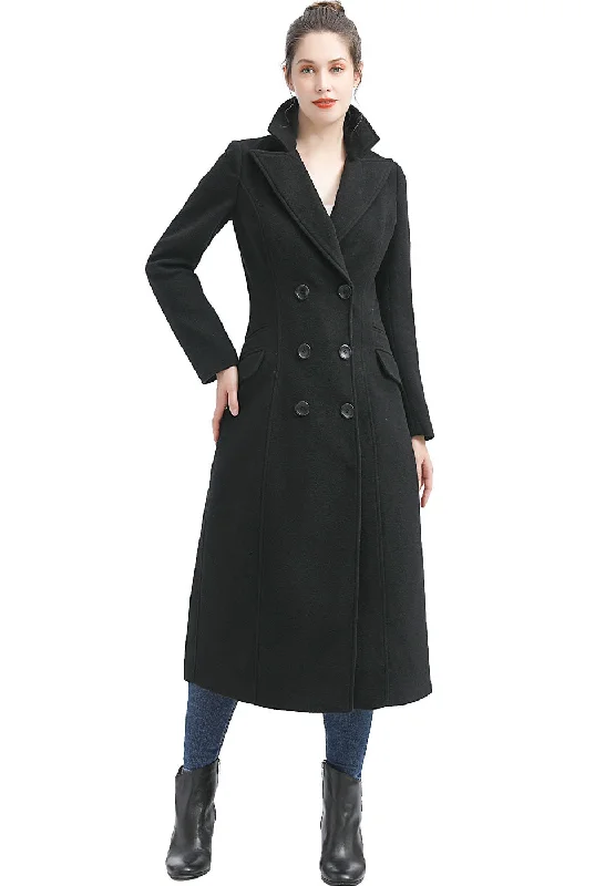 Women's Coats with ZipperBGSD Women Fay Full Length Long Wool Pea Coat