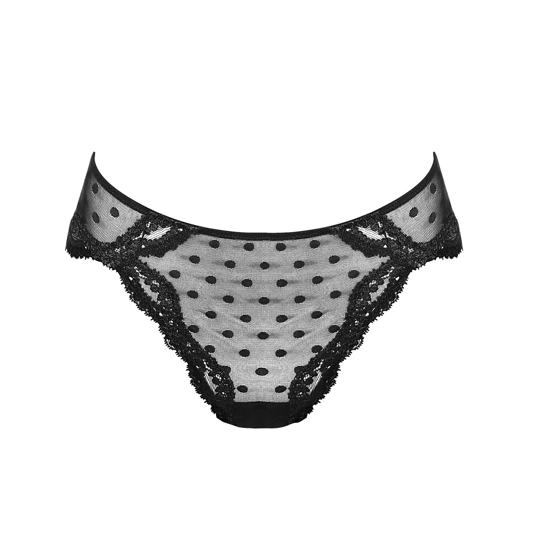 lightweight mesh panties with a lace overlay for a romantic touchAndres Sarda NAN rio briefs