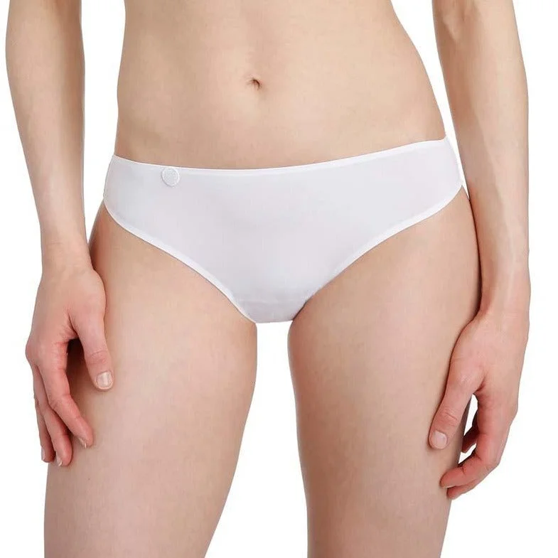 moisture-wicking seamless panties for womenL’Aventure Tom Rio Brief - White