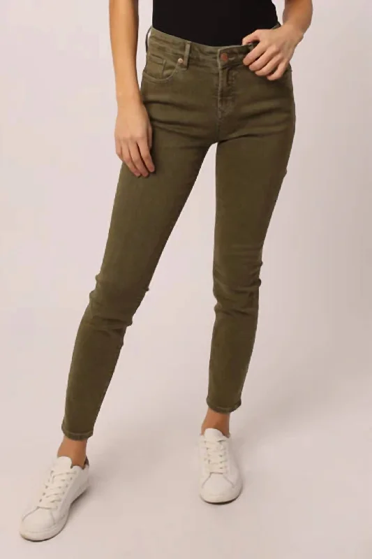 Women's Jodhpurs with Mid WaistGisele Mid Rise Skinny Jean In Cypress