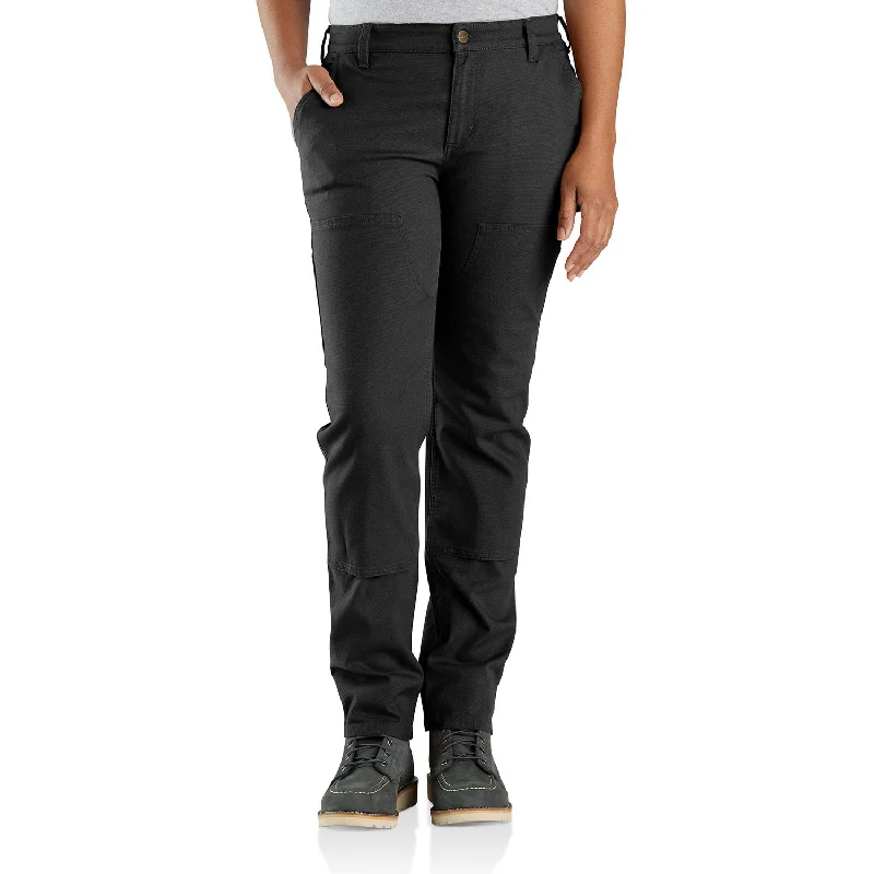 Women's Jodhpurs with Short LengthCarhartt Women's Rugged Flex® Double-Front Canvas Pant_Black