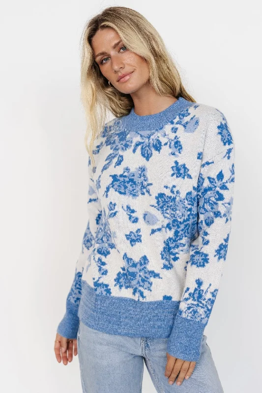 Women's Shawl Collar SweatersLegend Sweater | Blue Print