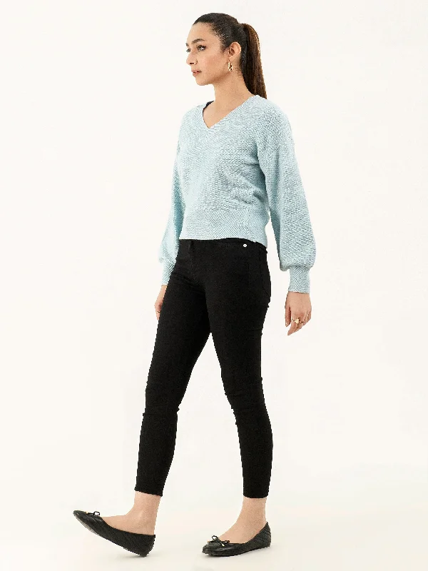 Women's Round Neck SweatersV-Neck Sweater