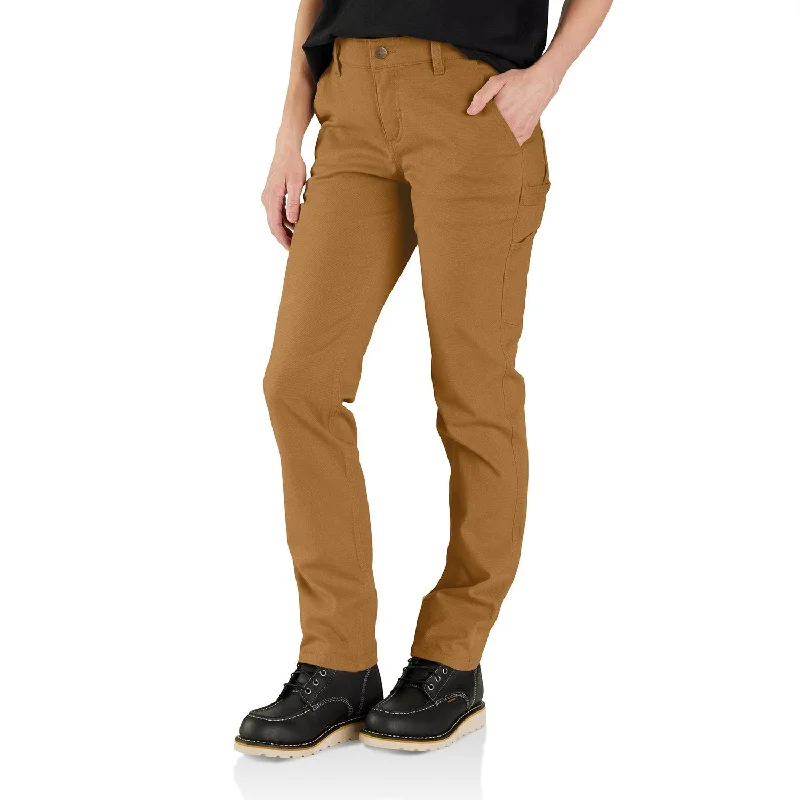 Women's Jodhpurs with Boat CollarCarhartt Women's Rugged Flex® Relaxed Fit Canvas Work Pant_Carhartt Brown