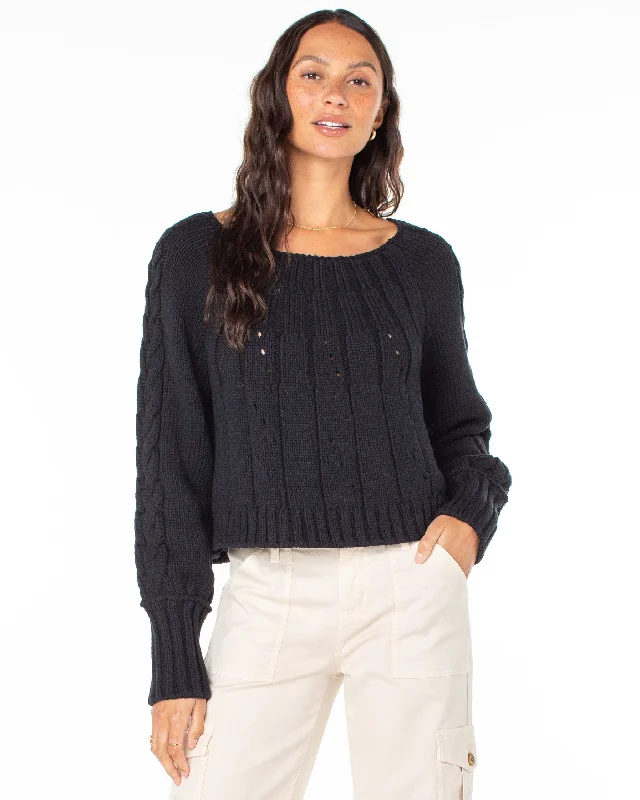 Women's Sleeveless SweatersDay Dream Boat Neck Sweater - Anthracite