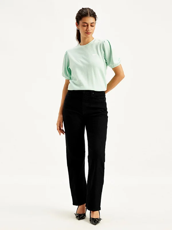 Women's Jodhpurs with Short LengthWomen's High Rise Straight Fit Jeans