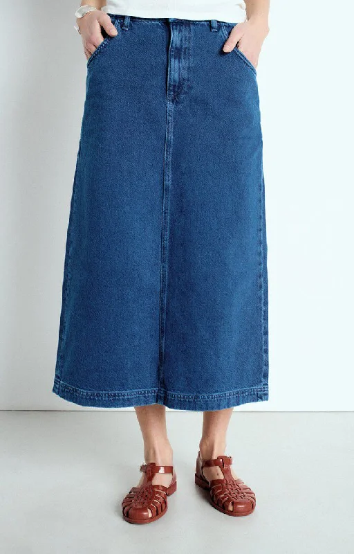 Women's Jodhpurs with Flared LegDenim Skirt Joy13e Indigo