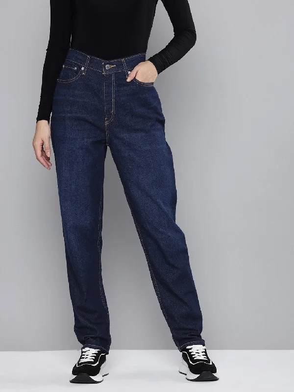 Women's Bootcut PantsWomen's High Rise 80's New Mom Relaxed Tapered Fit Jeans