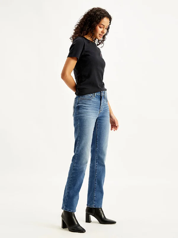 Women's Jodhpurs with Collarless DesignWomen's 314 High Rise Straight Fit Jeans