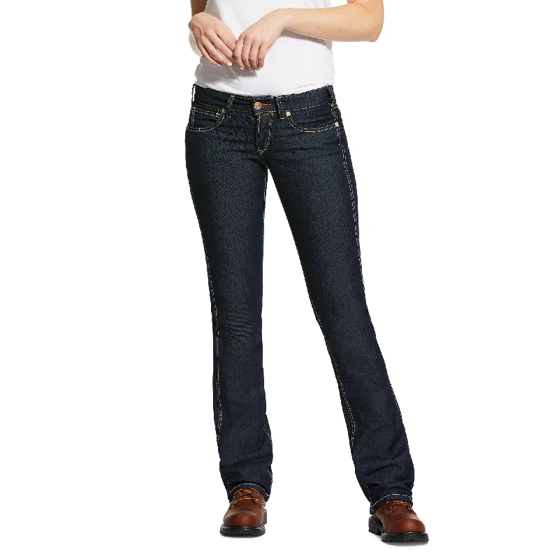 Women's Jodhpurs with Keyhole CollarAriat Women's Rebar DuraStretch Raven Denim Pant