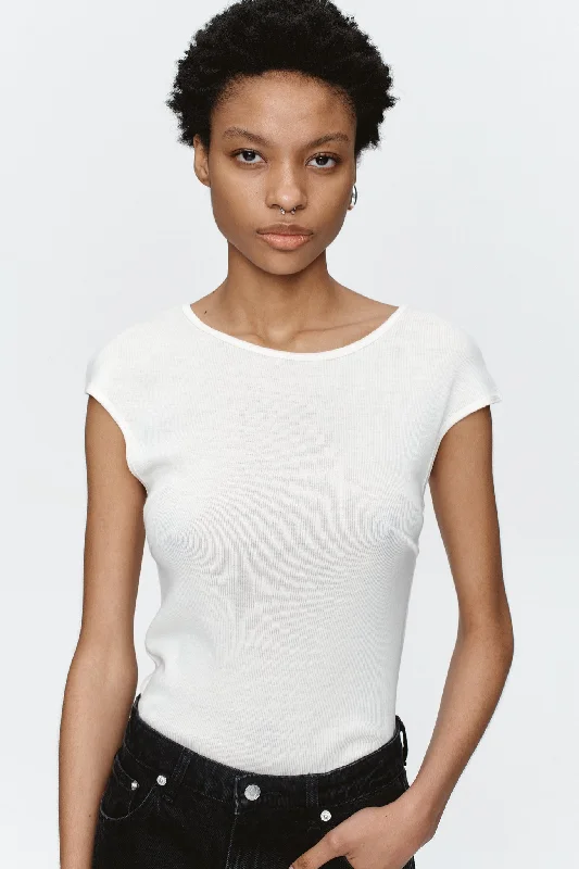 Women's Boat Collar SweatersMarle Suki Top - Ivory