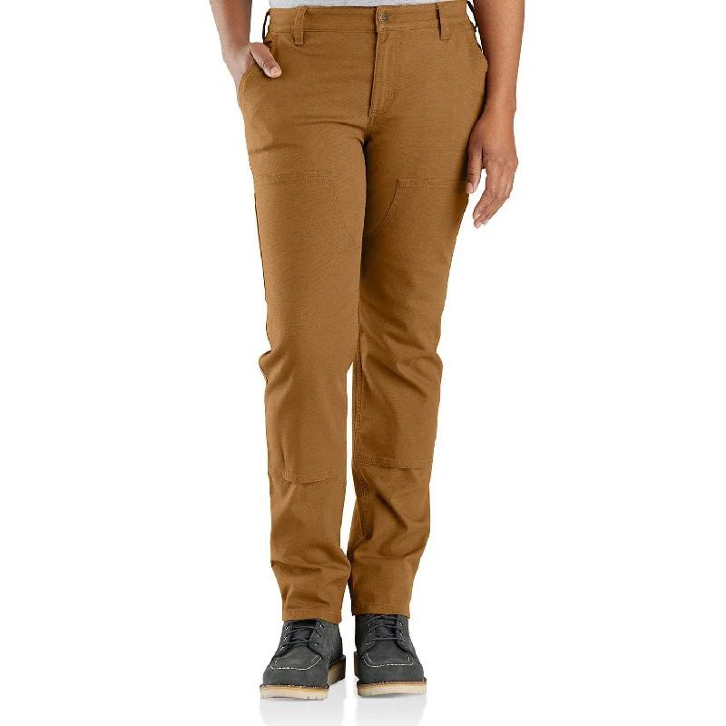 Women's Jodhpurs with Peter Pan CollarCarhartt Women's Rugged Flex® Double-Front Canvas Pant_Carhartt Brown