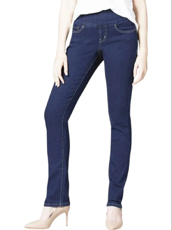 Women's Jodhpurs with Straight LegPull On Jag Jeans In Denim Indigo